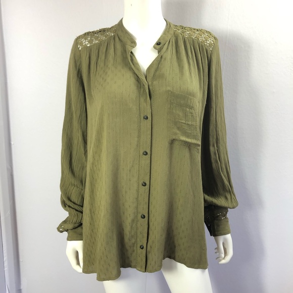 Free People Tops - Free People The Best Crochet Blouse Loose Small